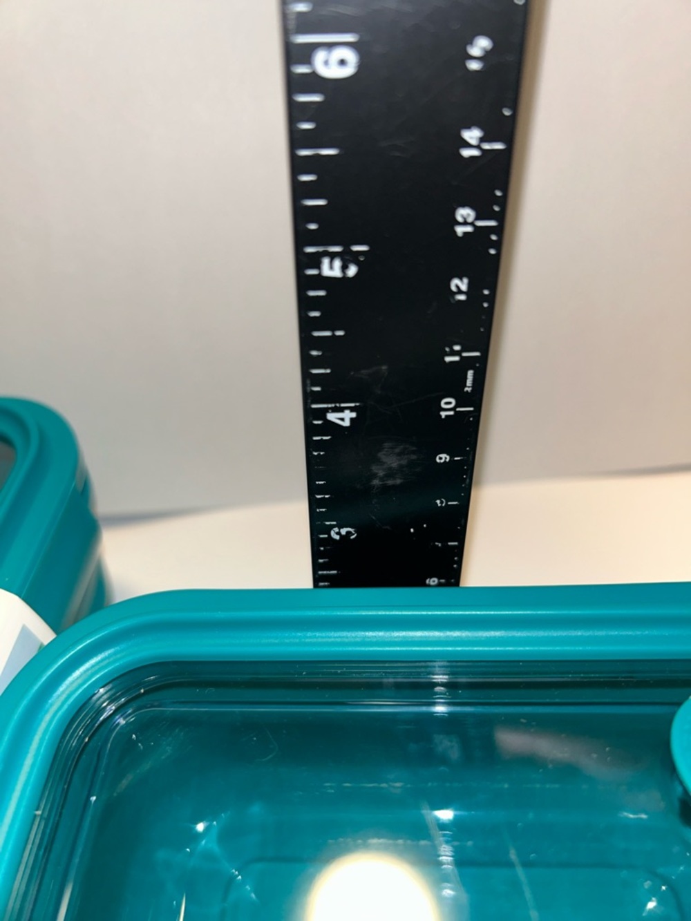 Manna Set of 2 3-Section Bento Box in teal, featuring a total capacity of 40 oz. - Picture 15 of 16